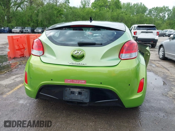 2012 Hyundai Veloster w/Gray Int with VIN KMHTC6AD6CU082432, listed as a IAAI auction lot 42121082 with 153,487 mi miles and . Bid and sale history available at DreamBid. Image 16.