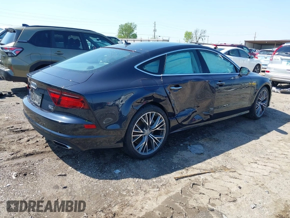 2017 Audi A7 Prestige with VIN WAU22AFC5HN097458, listed as a IAAI auction lot 41977575 with 60,373 mi miles. Bid and sale history available at carsss.com. Image 4.