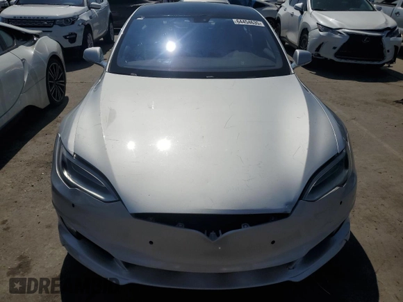2017 Tesla Model S 60 with VIN 5YJSA1E17HF189627, listed as a Copart auction lot 64454635 with 106,003 mi miles and Salvage title. Bid and sale history available at DreamBid. Image 5.