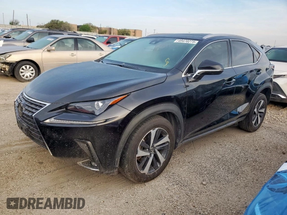2021 Lexus NX 300 with VIN JTJGARBZ2M2187826, listed as a Copart auction lot 49470275 with 118,294 mi miles and Salvage title. Bid and sale history available at DreamBid. Image 1.