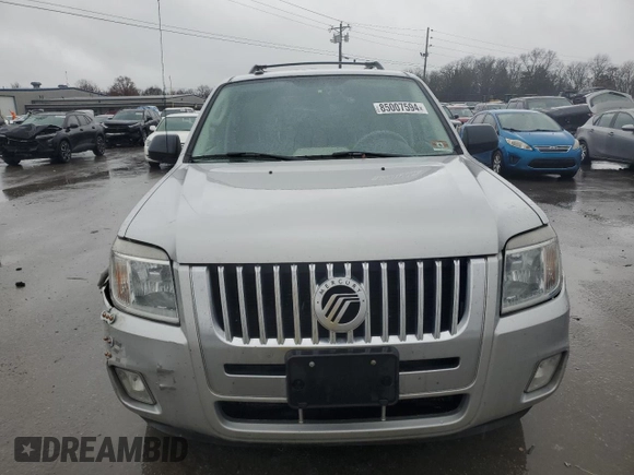 2009 Mercury Mariner with VIN 4M2CU91709KJ00211, listed as a Copart auction lot 85007594 with 111,797 mi miles and Salvage Title. Bid and sale history available at carsss.com. Image 5.