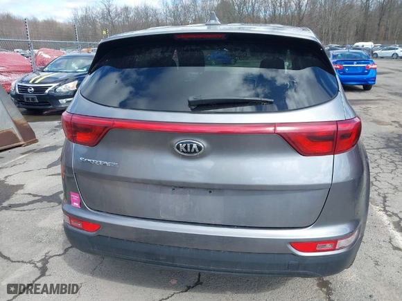 2018 Kia Sportage LX with VIN KNDPMCAC2J7371814, listed as a IAAI auction lot 41841139 with 65,827 mi miles. Bid and sale history available at carsss.com. Image 16.