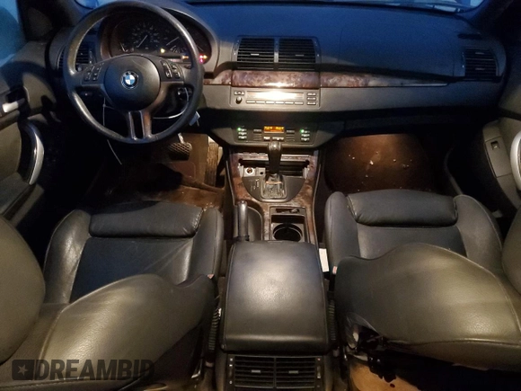 2002 BMW X5 4.4i with VIN 5UXFB33572LH32061, listed as a Copart auction lot 81917514 with 0 mi miles and Salvage Title. Bid and sale history available at carsss.com. Image 8.