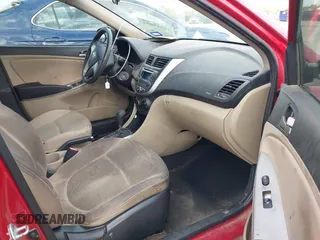 2016 Hyundai Accent SE with VIN KMHCT4AE2GU143794, listed as a IAAI auction lot 41915044 with 123,940 mi miles. Bid and sale history available at carsss.com. Image 5.