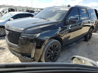 2021 Cadillac Escalade Sport z VIN 1GYS3FKLXMR273162, wystawiony jako Copart lot #74604264 z przebiegiem 47 584 mil mil oraz Szkoda całkowita • Salvage title. Historia ofert i sprzedaży dostępna na DreamBid. Obrazek 1.