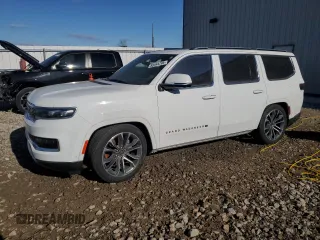 2022 Jeep Grand Wagoneer Series III with VIN 1C4SJVGP9NS201879, listed as a Copart auction lot 88164795 with 28,173 mi miles and Salvage title. Bid and sale history available at DreamBid. Image 1.