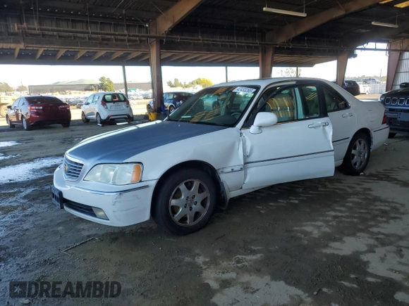 2002 Acura RL z VIN JH4KA965X2C009298, wystawiony jako Copart lot #42433265 z przebiegiem Nie podano mil oraz Szkoda całkowita • Salvage title. Historia ofert i sprzedaży dostępna na DreamBid. Obrazek 1.