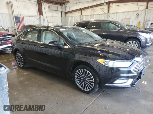 2017 Ford Fusion SE z VIN 3FA6P0H9XHR119202, wystawiony jako Copart lot #55774645 z przebiegiem 93 525 mil mil oraz Nie do naprawy • Non repairable. Historia ofert i sprzedaży dostępna na DreamBid. Obrazek 4.