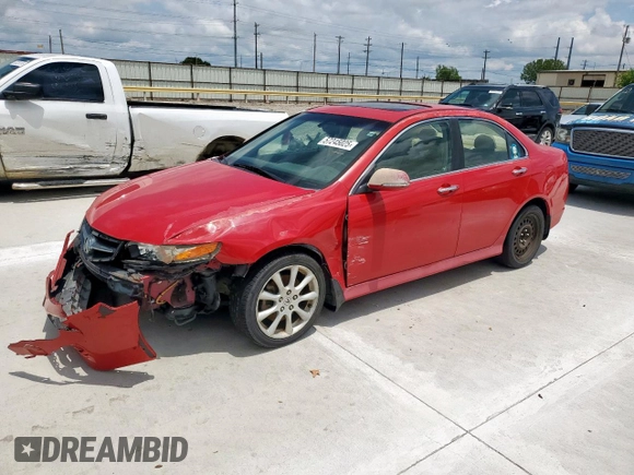 2006 Acura TSX with VIN JH4CL96806C016467, listed as a Copart auction lot 57245025 with 166,917 mi miles and Salvage title. Bid and sale history available at DreamBid. Image 1.