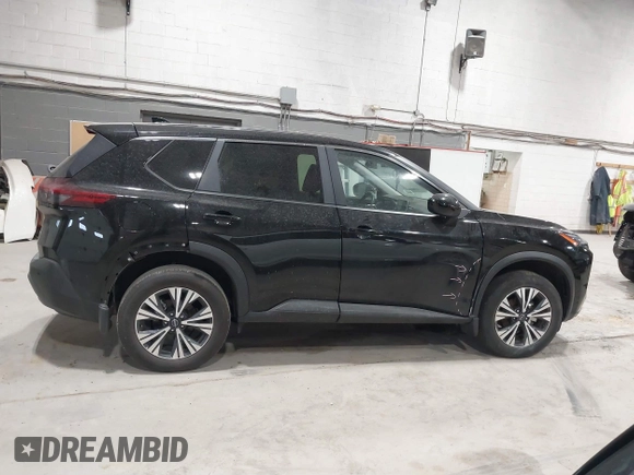 2023 Nissan Rogue SV with VIN JN8BT3BB2PW494860, listed as a IAAI auction lot 41694231 with 12,495 mi miles and . Bid and sale history available at carsss.com. Image 13.