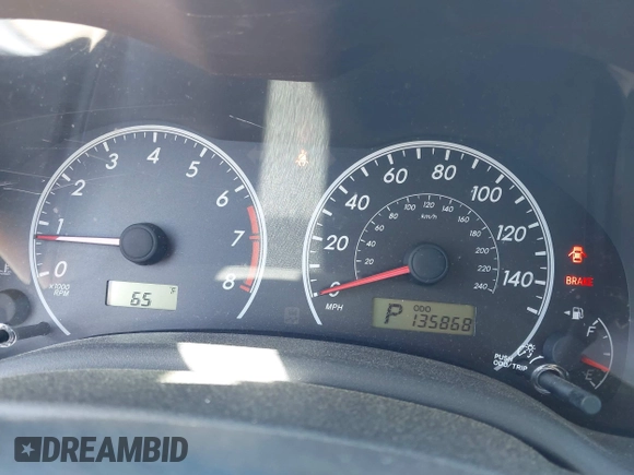 2013 Toyota Corolla L with VIN 5YFBU4EE7DP134542, listed as a IAAI auction lot 42124149 with 135,868 mi miles and . Bid and sale history available at DreamBid. Image 7.