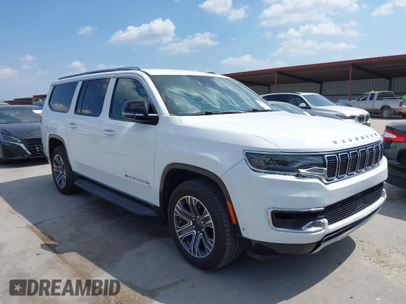 2024 Jeep Wagoneer Series II with VIN 1C4SJSBP6RS158498, listed as a IAAI auction lot 42448671 with 35,645 mi miles and . Bid and sale history available at DreamBid. Image 1.