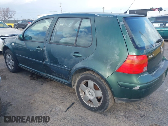 2000 Volkswagen Golf z VIN WVWGC21JXYW338538, wystawiony jako IAAI lot #41816769 z przebiegiem 177 792 mil mil oraz . Historia ofert i sprzedaży dostępna na DreamBid. Obrazek 3.