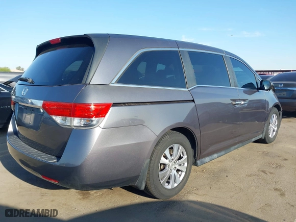 2015 Honda Odyssey EX with VIN 5FNRL5H47FB104501, listed as a IAAI auction lot 41978461 with 118,621 mi miles. Bid and sale history available at carsss.com. Image 4.