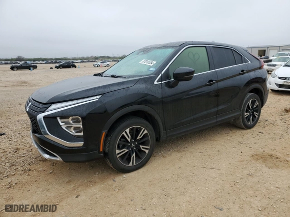 2023 Mitsubishi Eclipse Cross SE with VIN JA4ATWAA5PZ006737, listed as a Copart auction lot 87010554 with 74,147 mi miles and Salvage Title. Bid and sale history available at carsss.com. Image 1.
