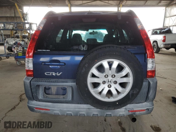 2005 Honda CR-V EX with VIN JHLRD788X5C016097, listed as a Copart auction lot 42830605 with 273,280 mi miles and Salvage Title. Bid and sale history available at carsss.com. Image 6.