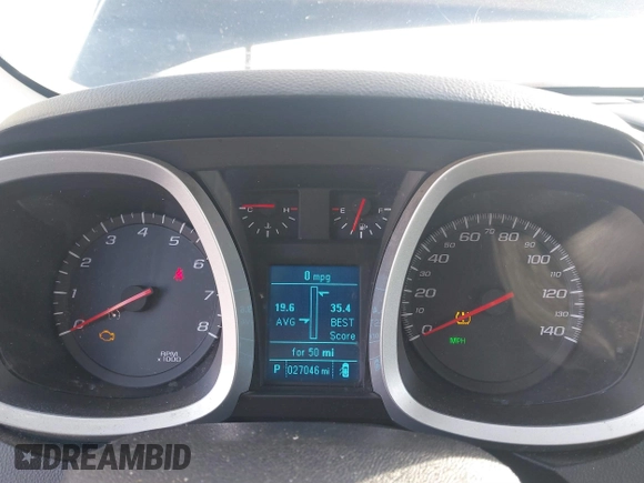 2014 Chevrolet Equinox LS with VIN 2GNALAEK6E6223130, listed as a IAAI auction lot 41240827 with 27,046 mi miles. Bid and sale history available at carsss.com. Image 7.