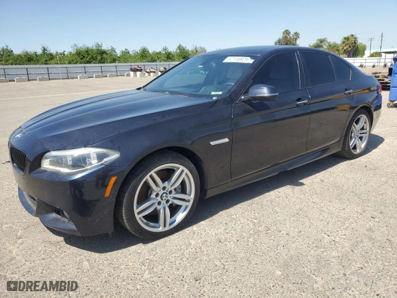 2014 BMW 5 Series 535i with VIN WBA5B1C53ED477614, listed as a Copart auction lot 52116925 with 166,930 mi miles and Clean Title. Bid and sale history available at carsss.com. Image 1.