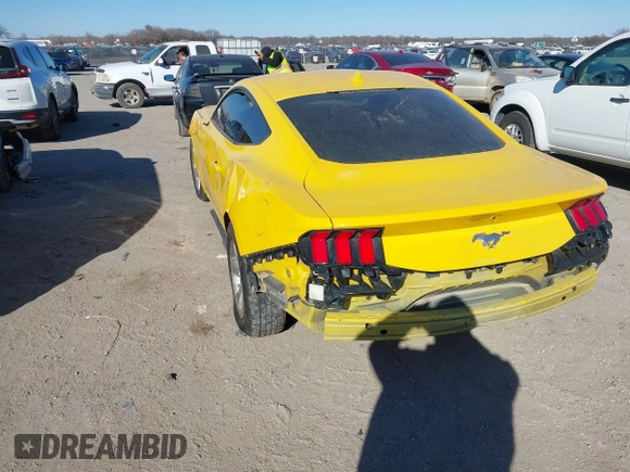 2024 Ford Mustang EcoBoost with VIN 1FA6P8TH4R5132190, listed as a IAAI auction lot 41390659 with 25,873 mi miles and . Bid and sale history available at DreamBid. Image 3.