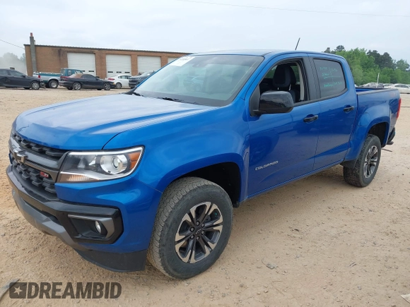 2022 Chevrolet Colorado 4WD Z71 with VIN 1GCGTDEN8N1152160, listed as a IAAI auction lot 42103617 with 43,304 mi miles and . Bid and sale history available at DreamBid. Image 17.