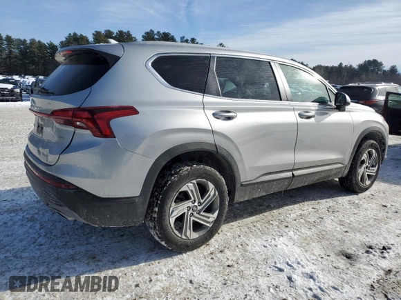 2021 Hyundai Santa Fe SE with VIN 5NMS1DAJ8MH349689, listed as a Copart auction lot 42316995 with 184,253 mi miles and Salvage Title. Bid and sale history available at carsss.com. Image 3.