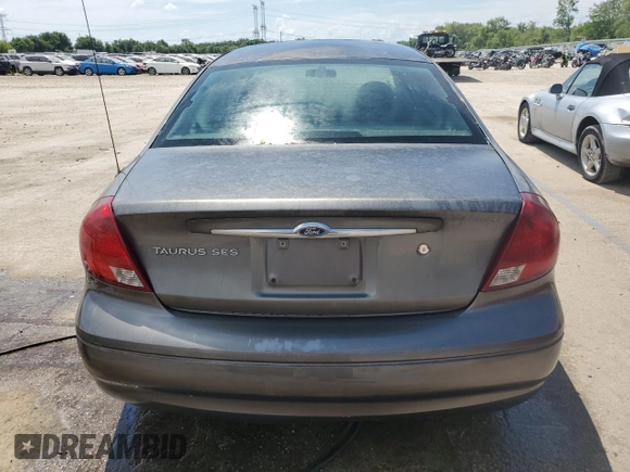 2002 Ford Taurus SES Standard with VIN 1FAFP55UX2A166740, listed as a Copart auction lot 61257665 with 170,448 mi miles and Salvage title. Bid and sale history available at DreamBid. Image 6.