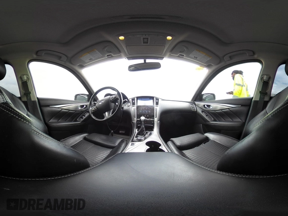 2015 Infiniti Q50 Sport z VIN JN1BV7AP7FM334447, wystawiony jako IAAI lot #42595908 z przebiegiem 168 214 mil mil oraz . Historia ofert i sprzedaży dostępna na DreamBid. Obrazek 18.