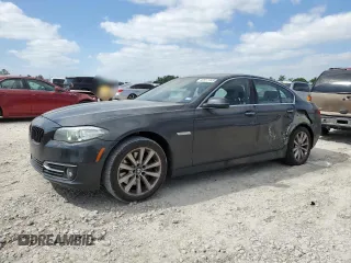 2016 BMW 5 Series 535i with VIN WBA5B1C5XGG128970, listed as a Copart auction lot 52917445 with 215,185 mi miles and Salvage Title. Bid and sale history available at carsss.com. Image 1.