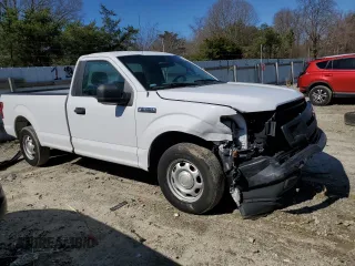 2020 Ford F-150 XL with VIN 1FTMF1CB7LKE33505, listed as a Copart auction lot 48828665 with 100,996 mi miles and Salvage Title. Bid and sale history available at carsss.com. Image 4.