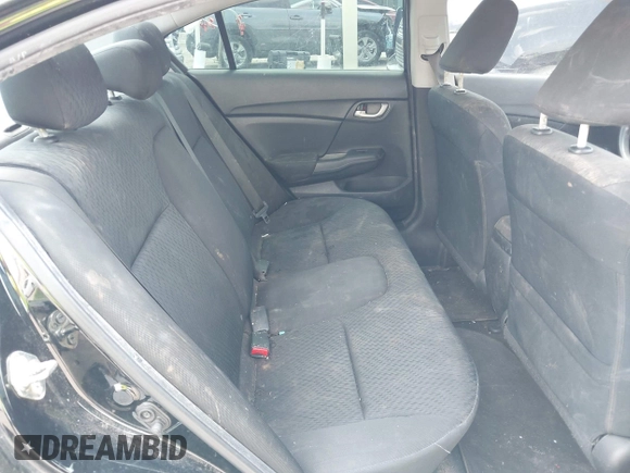 2015 Honda Civic LX with VIN 19XFB2F51FE120523, listed as a IAAI auction lot 42087314 with 129,727 mi miles and . Bid and sale history available at carsss.com. Image 8.