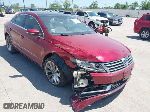 2013 Volkswagen CC VR6 Executive 4Motion with VIN WVWGU7AN9DE561506, listed as a IAAI auction lot 42008837 with 1 mi miles. Bid and sale history available at carsss.com. Image 6.