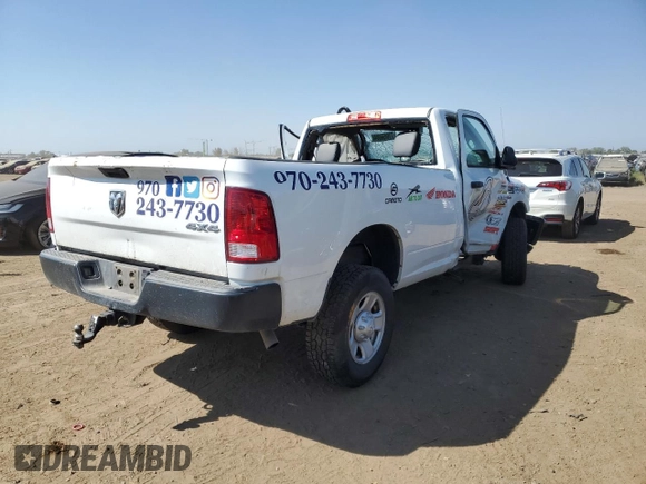 2016 Ram 2500 Tradesman z VIN 3C6LR5AT6GG257850, wystawiony jako Copart lot #71066084 z przebiegiem Nie podano mil oraz Nie do naprawy • Non repairable. Historia ofert i sprzedaży dostępna na DreamBid. Obrazek 3.