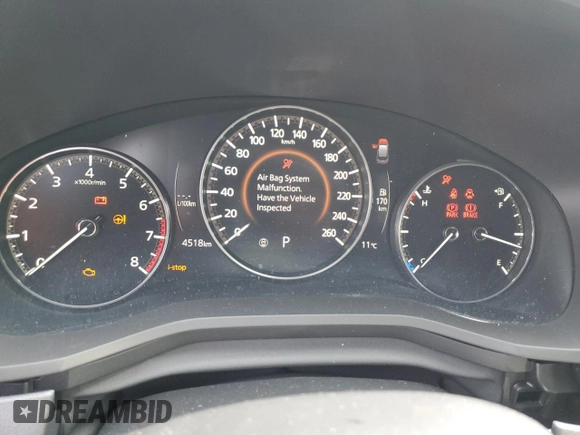 2024 Mazda CX-90 Preferred Plus с VIN JM3KKCHD3R1104928, выставлен на аукционе Copart как лот 54167445 с пробегом 4 518 миль миль и Списание • Salvage title. История ставок и продаж доступна на DreamBid. Изображение 9.