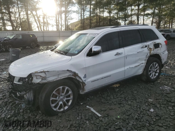 2014 Jeep Grand Cherokee Limited z VIN 1C4RJFBG8EC129868, wystawiony jako Copart lot #86781534 z przebiegiem 99 316 mil mil oraz Szkoda całkowita • Salvage title. Historia ofert i sprzedaży dostępna na DreamBid. Obrazek 1.