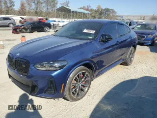 2022 BMW X4 M40i with VIN 5UX43DT03N9J67093, listed as a Copart auction lot 77008414 with 0 mi miles and Salvage Title. Bid and sale history available at carsss.com. Image 1.