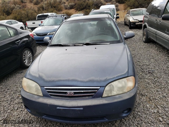 2003 Kia Spectra with VIN KNAFB121135283707, listed as a Copart auction lot 71500884 with 165,245 mi miles and Salvage Title. Bid and sale history available at carsss.com. Image 5.