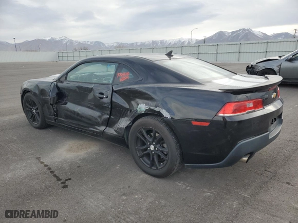 2014 Chevrolet Camaro LS with VIN 2G1FE1E3XE9123251, listed as a Copart auction lot 43617195 with NaN miles and Salvage Title. Bid and sale history available at carsss.com. Image 2.