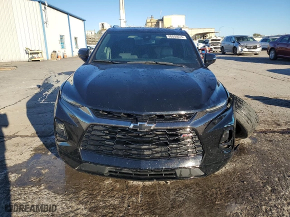 2022 Chevrolet Blazer RS with VIN 3GNKBERS2NS215004, listed as a Copart auction lot 80050614 with 42,417 mi miles and Salvage Title. Bid and sale history available at carsss.com. Image 5.