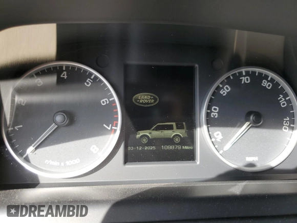 2013 Land Rover LR4 Lux with VIN SALAK2D49DA664975, listed as a Copart auction lot 48664235 with 109,879 mi miles and Salvage title. Bid and sale history available at DreamBid. Image 9.