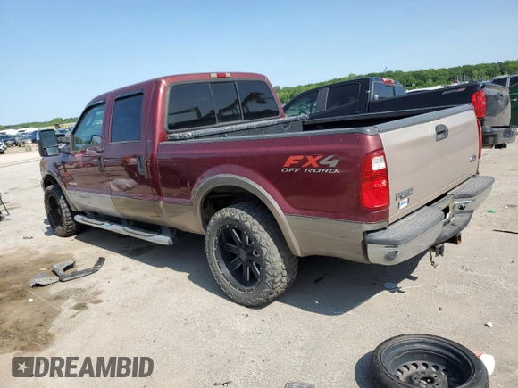 2004 Ford F-250 XL with VIN 1FTNW21P64EC29366, listed as a Copart auction lot 58463945 with 311,778 mi miles and Salvage title. Bid and sale history available at DreamBid. Image 2.