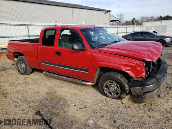 2003 Chevrolet Silverado 1500 with VIN 1GCEK19V33Z297804, listed as a Copart auction lot 81143974 with 200,016 mi miles and Clean Title. Bid and sale history available at carsss.com. Image 4.