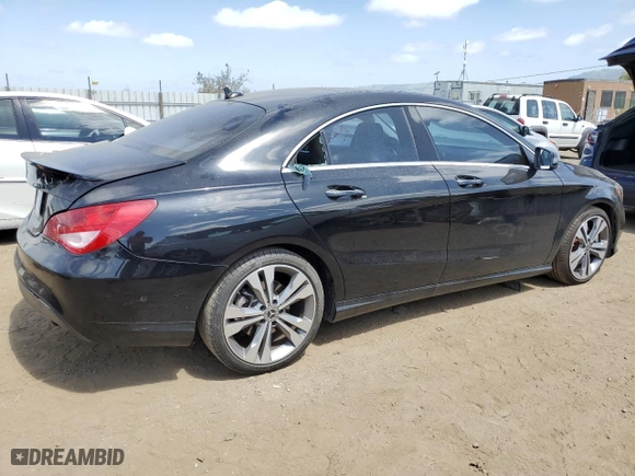 2019 Mercedes-Benz CLA with VIN WDDSJ4EB1KN766645, listed as a Copart auction lot 54074245 with 47,471 mi miles and Salvage Title. Bid and sale history available at carsss.com. Image 3.