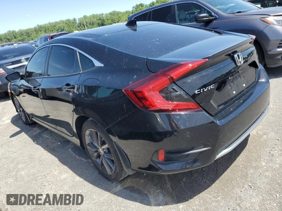 2021 Honda Civic Sedan EX with VIN 19XFC1F34ME010746, listed as a Copart auction lot 56270144 with 52,119 mi miles and Salvage Title. Bid and sale history available at carsss.com. Image 2.