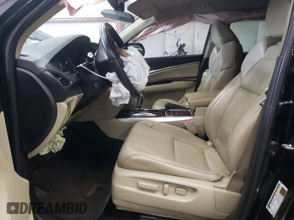 2017 Acura MDX with VIN 5FRYD4H31HB027085, listed as a Copart auction lot 45083345 with 195,042 mi miles and Salvage Title. Bid and sale history available at carsss.com. Image 7.