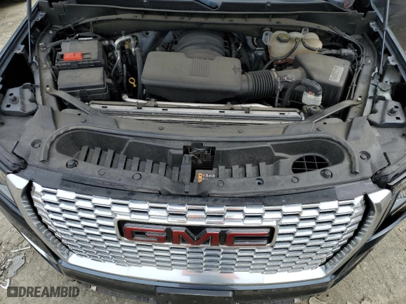 2021 GMC Yukon XL Denali with VIN 1GKS2JKL5MR222488, listed as a Copart auction lot 50611545 with 72,649 mi miles and Salvage Title. Bid and sale history available at carsss.com. Image 12.