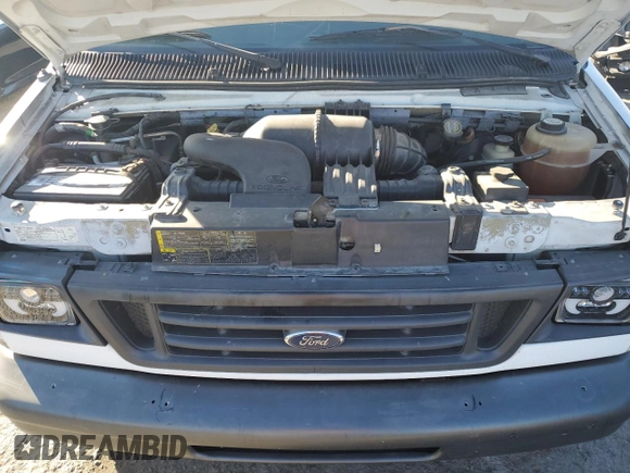 2003 Ford Econoline Cargo with VIN 1FTRE14213HB16422, listed as a Copart auction lot 44203415 with 87,658 mi miles and Salvage Title. Bid and sale history available at carsss.com. Image 12.
