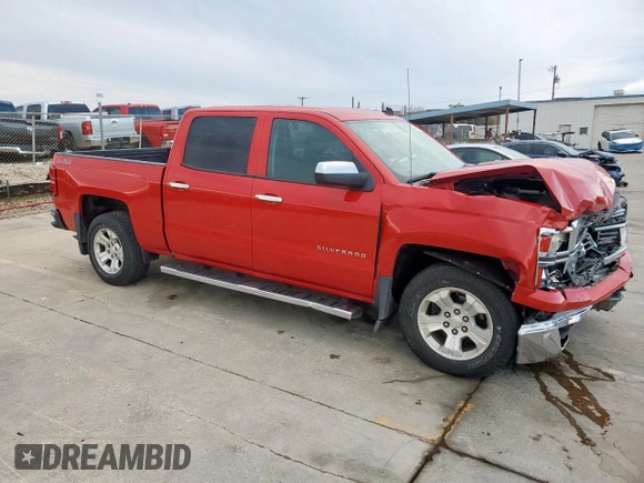 2014 Chevrolet Silverado 1500 LT with VIN 3GCUKREC2EG291896, listed as a Copart auction lot 46988045 with 143,810 mi miles and Salvage Title. Bid and sale history available at DreamBid. Image 4.