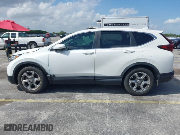 2019 Honda CR-V EX with VIN 5J6RW1H51KA007719, listed as a IAAI auction lot 41985574 with 58,696 mi miles. Bid and sale history available at carsss.com. Image 14.