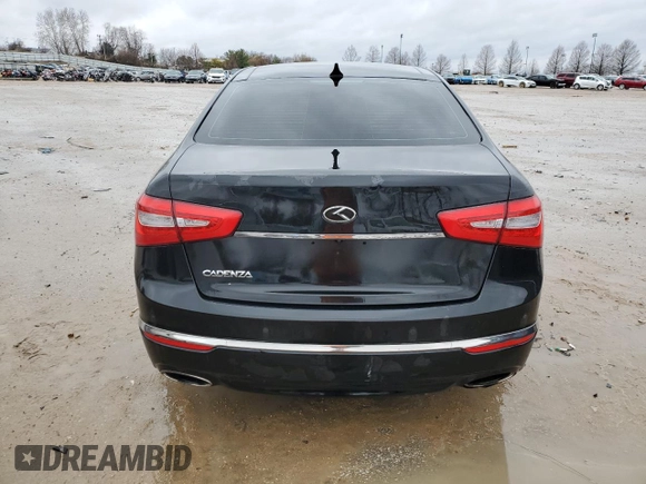 2015 Kia Cadenza Premium with VIN KNALN4D78F5177255, listed as a Copart auction lot 45192303 with 95,917 mi miles and Salvage Title. Bid and sale history available at carsss.com. Image 6.