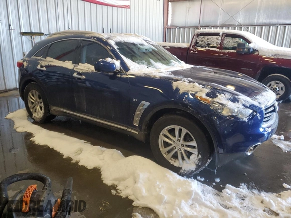2016 Infiniti QX70 with VIN JN8CS1MW3GM750317, listed as a Copart auction lot 45525785 with 100,318 mi miles and Clean title. Bid and sale history available at DreamBid. Image 4.